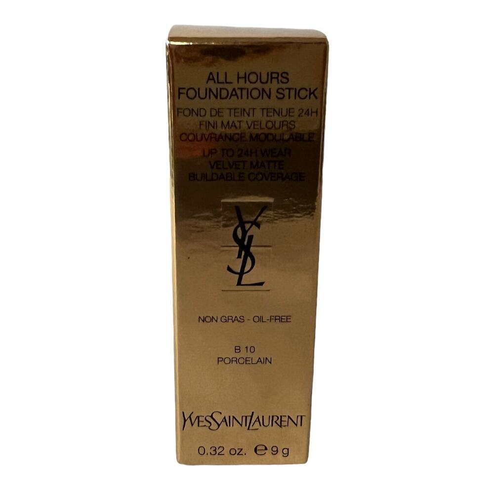 Yves Saint Laurent All Hours Foundation Stick B 10 Porcelain 0.32 oz, YSL Beauty